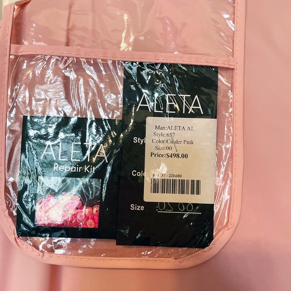 STUNNING PROM HOMECOMING DRESS, Aleta Long Open Back HOT PINK Sequined Lined, 00 - Picture 6 of 12